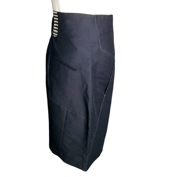 Uber Rare Marithe et Francois Girbaud Designer Structured Pockets Unique Skirt - Picture 7 of 16
